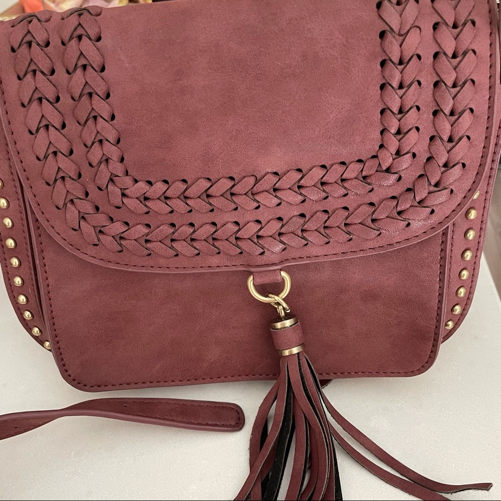 Maroon Crossbody